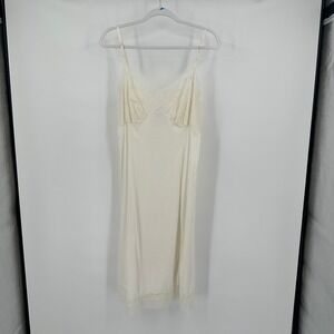 Van Raalte Womens Vintage Old Money Lingerie Slip Dress Size 38 Lace Minimalist